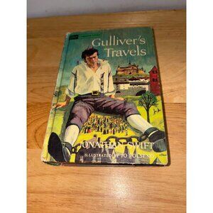 Gullivers Travels & Treasure Island Companion Library Edition 1963 Book